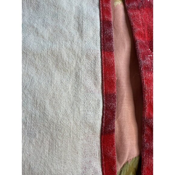 6 VTG East West Holiday Placemats Snowman Reversible table top decor granny read - Picture 7 of 13